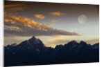 Sunset over Teton Range by Anonymous