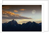 Sunset over Teton Range by Anonymous