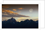 Sunset over Teton Range by Anonymous