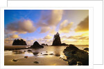 Sea Stacks Off Second Beach by Anonymous