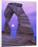Moon Framed by the Delicate Arch by Anonymous