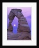 Moon Framed by the Delicate Arch by Anonymous