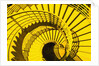 View from Above of Spiral Staircase by Anonymous
