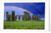 Double Rainbow over Stonehenge by Anonymous