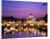 Sant'Angelo Bridge over Tiber River by Anonymous