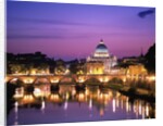 Sant'Angelo Bridge over Tiber River by Anonymous