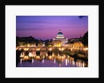 Sant'Angelo Bridge over Tiber River by Anonymous
