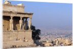 Carytids of Acropolis Overlooking Athens by Anonymous