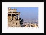 Carytids of Acropolis Overlooking Athens by Anonymous