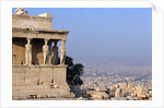 Carytids of Acropolis Overlooking Athens by Anonymous