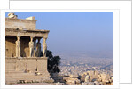 Carytids of Acropolis Overlooking Athens by Anonymous