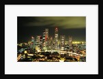 Metropolitan Singapore at Night by Anonymous