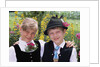 Two Bavarian Children Wear Traditional Dress by Anonymous