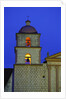 Bell Tower of the Santa Barbara Mission Church by Anonymous