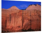 Streaked Wall and Beehives at Sunrise by Anonymous
