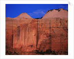 Streaked Wall and Beehives at Sunrise by Anonymous