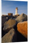 Rocks near Peggy's Cove Light by Anonymous