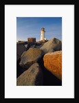 Rocks near Peggy's Cove Light by Anonymous
