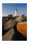 Rocks near Peggy's Cove Light by Anonymous