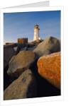 Rocks near Peggy's Cove Light by Anonymous