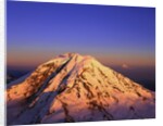 Snow Covered Top of Mount Rainier by Anonymous