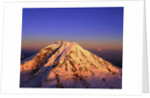 Snow Covered Top of Mount Rainier by Anonymous