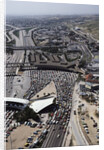 Cars Waiting to Cross United States-Mexico Border by Anonymous