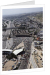 Cars Waiting to Cross United States-Mexico Border by Anonymous