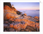 Bass Harbor Head Lighthouse at Sunset by Anonymous
