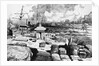 Sailing Ships at New Orleans Levees by Anonymous