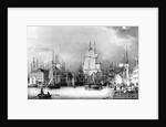 Ships in Boston Harbor by Robert Salmon