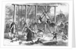 19th-Century Illustration of a Playground in Central Park by Anonymous