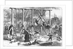 19th-Century Illustration of a Playground in Central Park by Anonymous