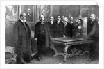Italian Officials Transferring Mona Lisa Back to France by Anonymous