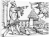Princely astronomer. Woodcut (BPA #193, pg.18) by Anonymous