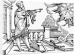 Princely astronomer. Woodcut (BPA #193, pg.18) by Anonymous
