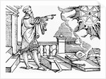 Princely astronomer. Woodcut (BPA #193, pg.18) by Anonymous