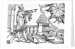 Princely astronomer. Woodcut (BPA #193, pg.18) by Anonymous
