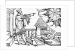 Princely astronomer. Woodcut (BPA #193, pg.18) by Anonymous