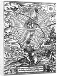 Print of Atlas Supporting a Ptolemaic Universe by Anonymous