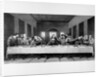 The Last Supper. an engraving of Leonardo da Vinci's famous painting. at S. Maria delle Grazie, Mila by Anonymous