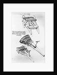 Drawings of Multi-barreled Guns by Leonardo da Vinci