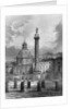 Trajan's column. Rome. Undated engraving by Anonymous