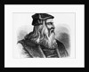 Etching of Leonardo da Vinci by Anonymous