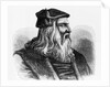 Etching of Leonardo da Vinci by Anonymous