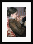Detail Showing Profile of Woman from A Cup of Tea by Mary Cassatt