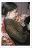 Detail Showing Profile of Woman from A Cup of Tea by Mary Cassatt
