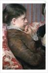 Detail Showing Profile of Woman from A Cup of Tea by Mary Cassatt