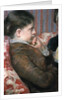 Detail Showing Profile of Woman from A Cup of Tea by Mary Cassatt