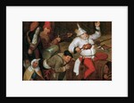 Detail of Combat Between Carnival and Lent by Workshop of Bruegel the Elder
